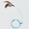 New product collar cat teaser self-entertainment cat toy neck collar feather bell cat toy pet supplies 4