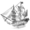 black pearl 3D Metal Puzzle Model Kits DIY Laser Cut Puzzles Jigsaw Toy For Children 1