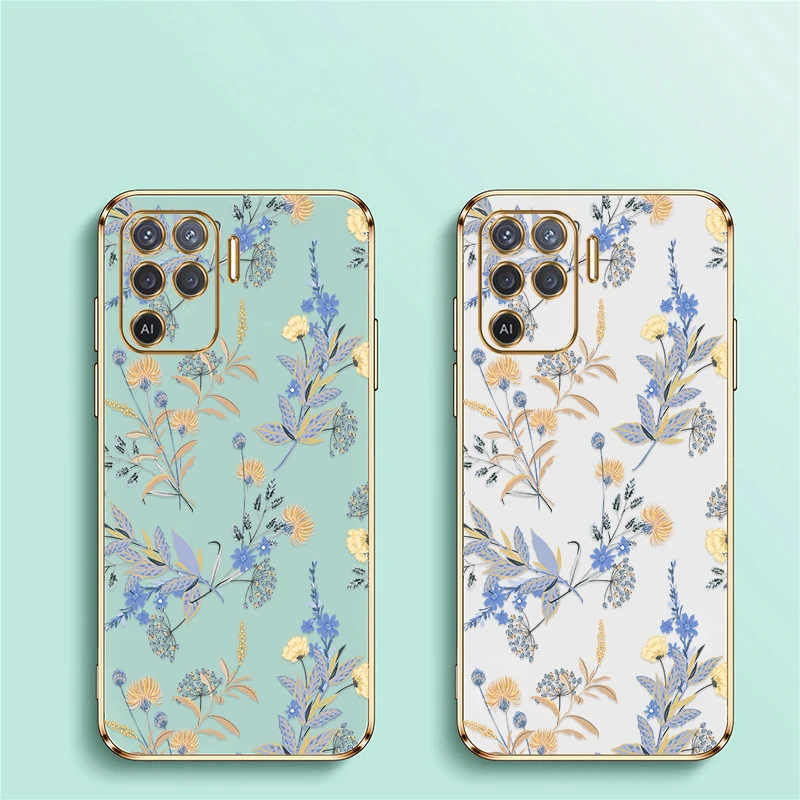 Romantic Garden Leaves Shockproof Phone Case