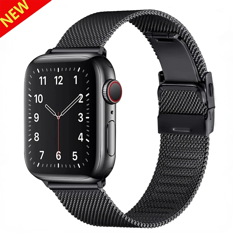Sleek Stainless Steel Metal Strap