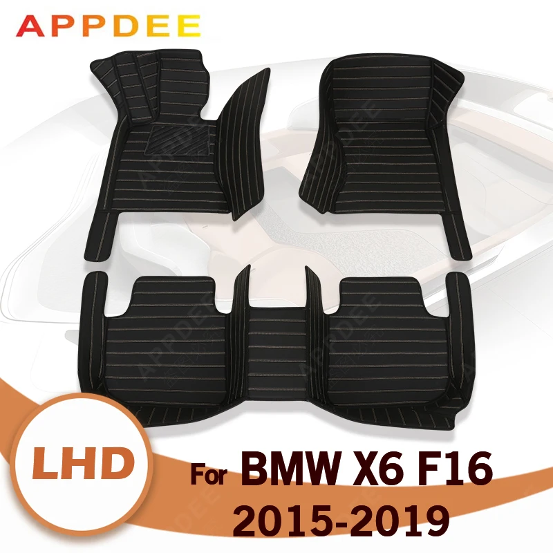 

APPDEE Car floor mats for BMW X6 F16 2015 2016 2017 2018 2019 Custom auto foot Pads automobile carpet cover