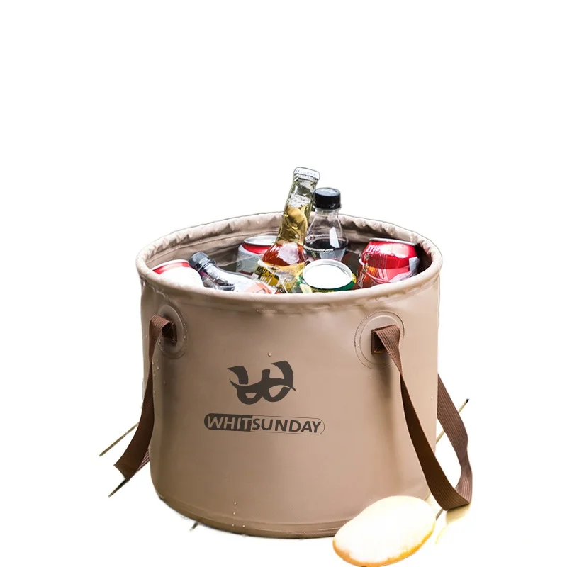 

Travel Collapsible Bucket Portable Camping Picnic Fishing Bucket Live Fish Outdoor Multifunctional Foot Bath Barrel Bucket