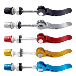 Universal Aluminum Alloy Quick Release Seatpost Clamp with Vibrant Lever Finish (Yellow )