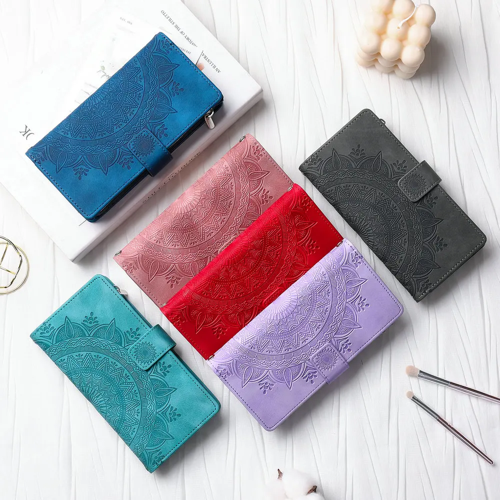 Zipper Crossbody Wallet Leather Coque for Samsung Galaxy A53 Case Phone Samsung A 53 A73 A33 A23 A13 33 73 13 4G 5G Book Cover 2