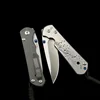 Chris Reeve Large Inkosi 21TH/25TH  Anniversary Titanium Handle Folding Knife Outdoor Camping Hunting Pocket Knife 4