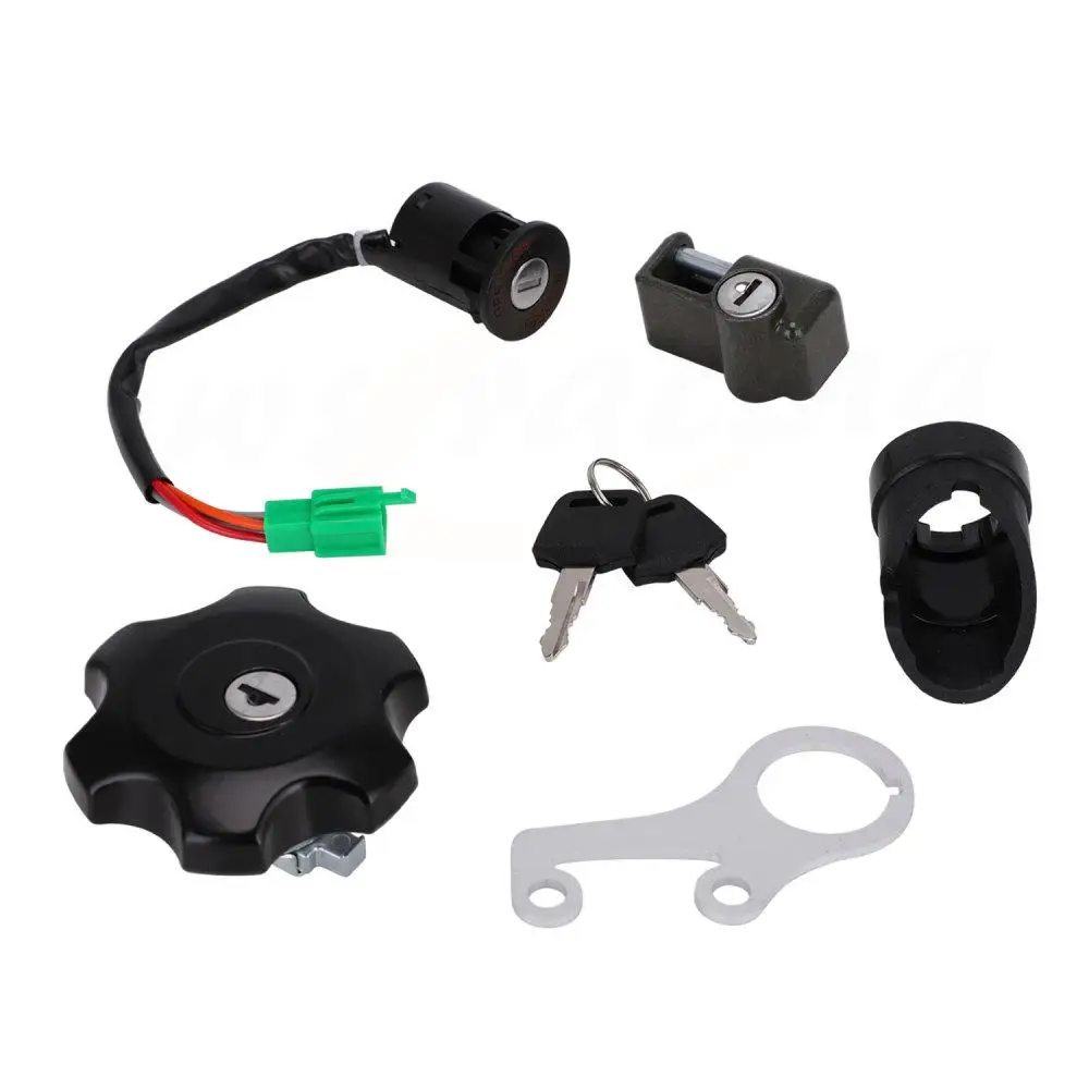 

Motorcycle Aluminum Ignition Key Switch Gas Cap Helmet Lock Set For Suzuki DRZ400SM 05 06 07 08 09 10 12 13 14 15 16 17 18 19
