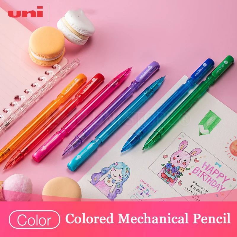 

Uni Mechanical Pencil Lapiseira Students Write Stationery School Supplies Profissional Painting and Coloring for Artist Kids