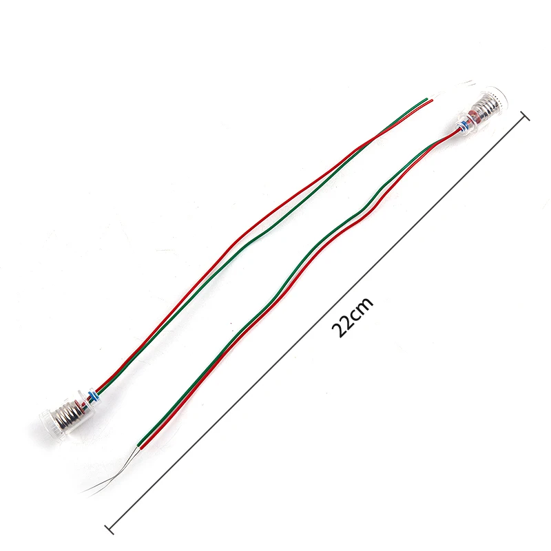 Lamp Holder Lamp Bulb Holder Lamp Base LED Lamp Base 2/10PCS E10/E12 Lamp Holder With Wire Small Lampholder E10 E12 Base Teaching Instrument Experiment Wire Length 20cm