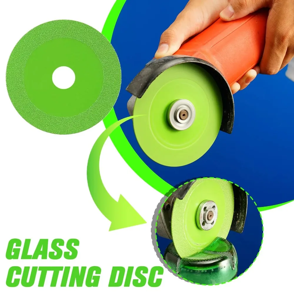 Enhanced Diamond Glass Cutting Disc for Precision Cutting – Suitable for Marble, Ceramic Tiles, Jade, Crystal, and Glass