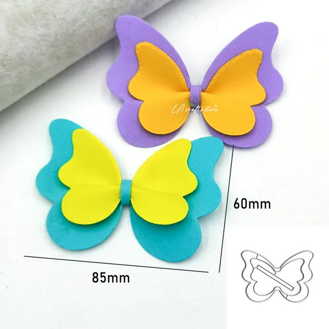  3D Stereo Bow Tie Metal Die Cutters for Scrapbooking Tools Card Making Embossed Cut Template Blade Punch Stencils Die Handcarft
