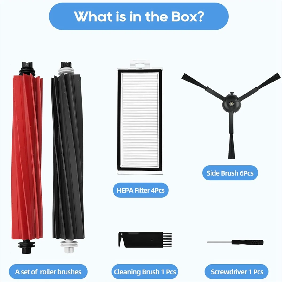 FZFZ For Q5 Pro / Q5 Pro+ / Max+ DuoRoller+ Q8 Max Q8 Vacuum Cleaner Accessories Brush Filters