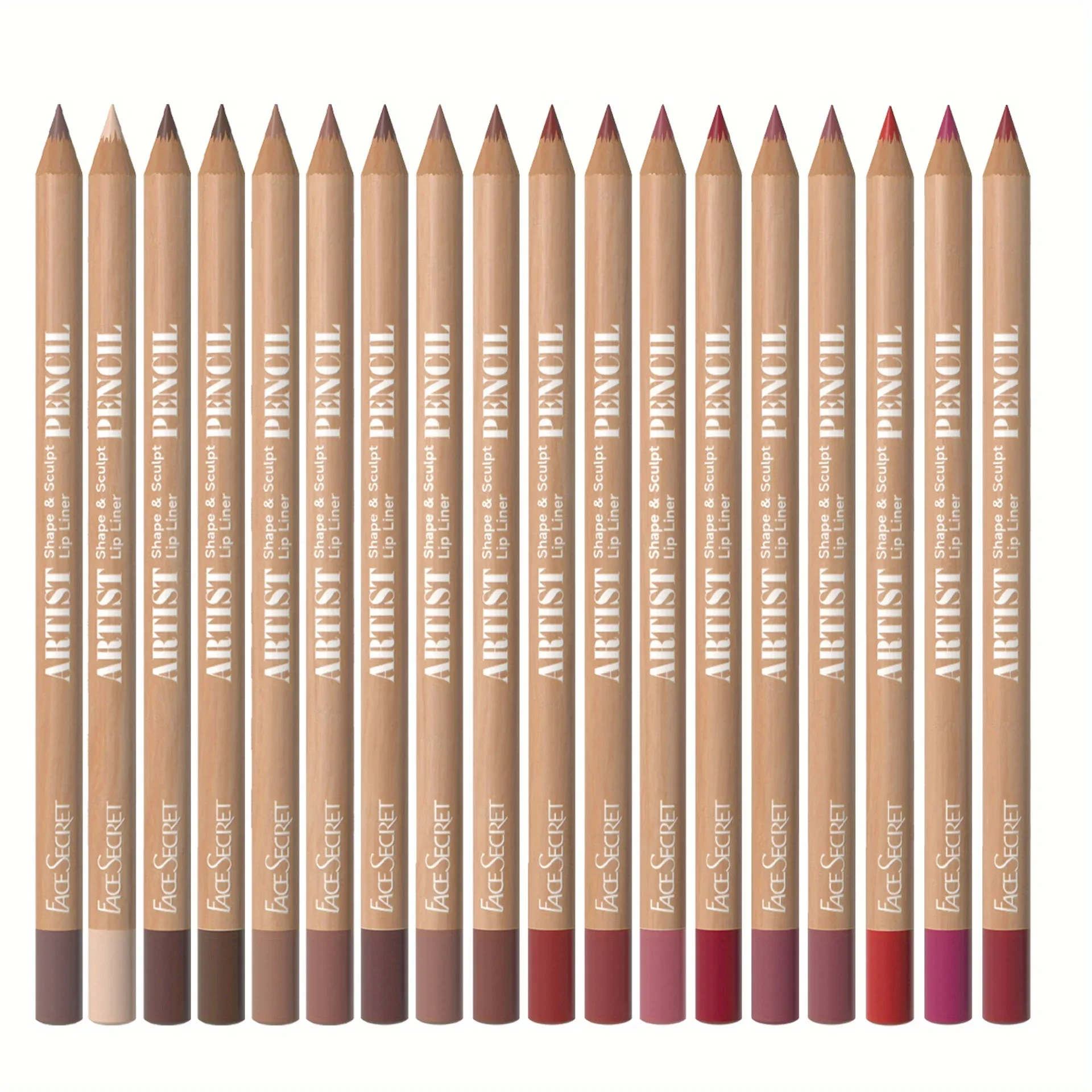 6Pcs Nude Lipliner Set,Waterproof Long-Lasting Matte Natural Lip Pencils Non-Smudging & Easy-to-Apply 6