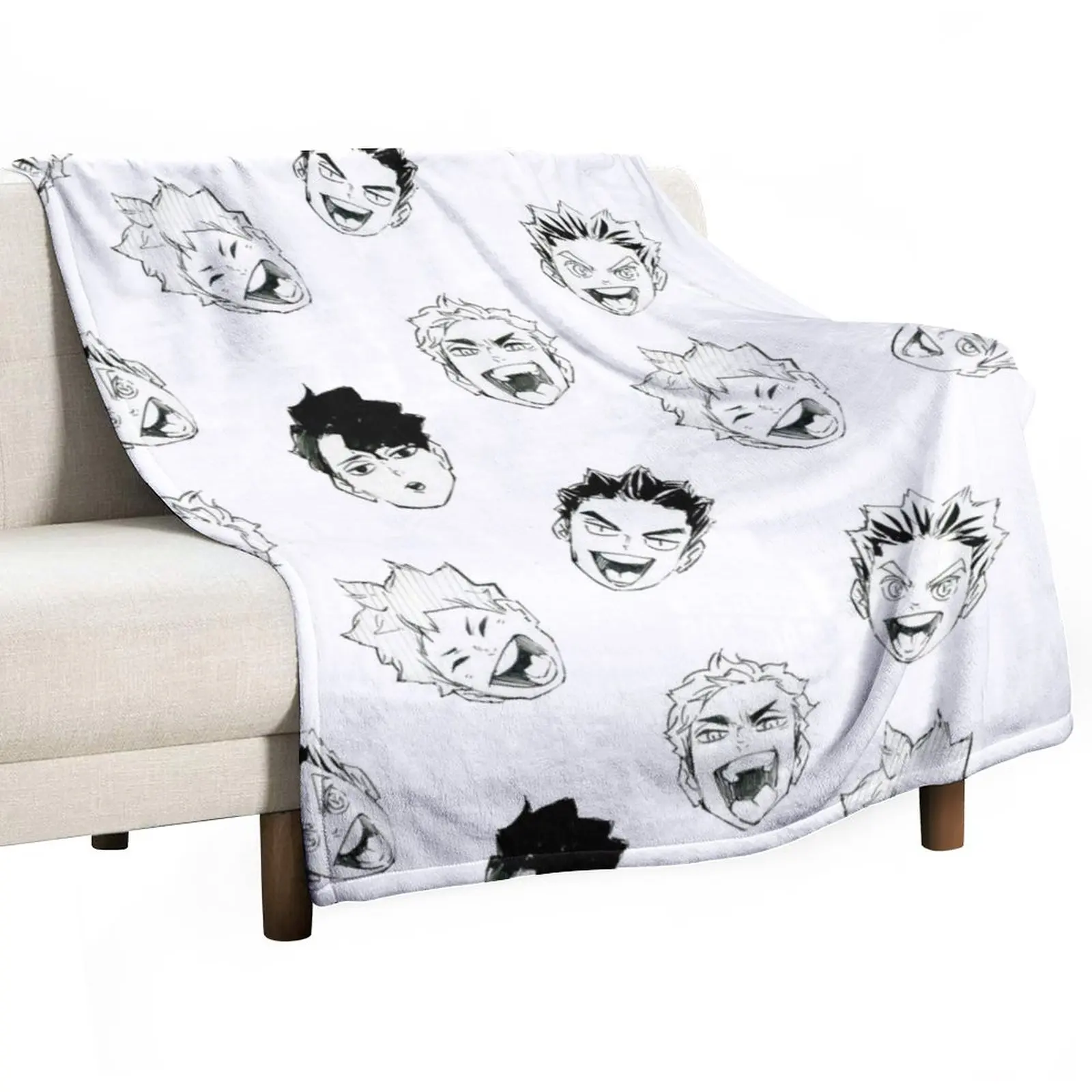 

jackals pattern Throw Blanket Large Blanket Sofa Blankets Loose Blanket