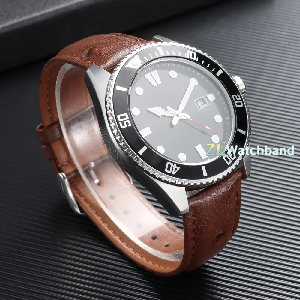 Premium Leather Watch Strap - Universal Fit 18mm to 22mm Wristband