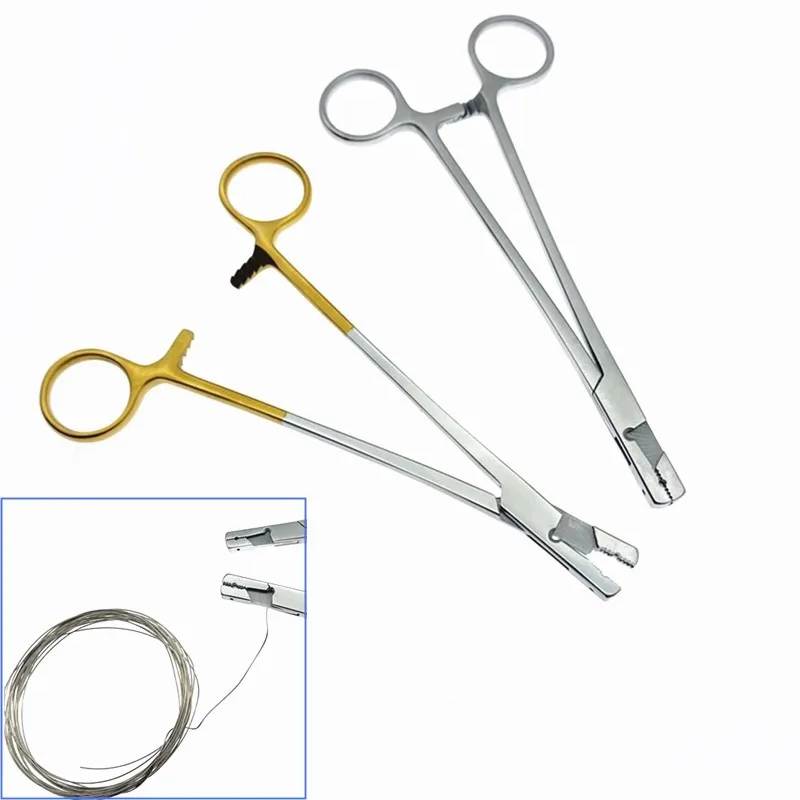 Cerclage-Wire-Cutter-Twister-Wire-Cutter-Wire-Ligature-Forceps-Orthopedic-Veterinary-Surgical-Instrument.jpg Cerclage Hutter Cuter Twister Driter Dritor Ligurate Facips Othopedikus Állatorvosi Műtéti Műszer - Image 1