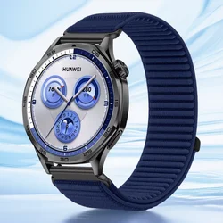 Premium Nylon Velcro Watch Strap - Adjustable 18mm, 20mm, 22mm Band - 20mm (Deep Blue)