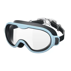 Children's Waterproof Swimming Goggles - Large Frame, No Leaks, Wide Clear Vision, Anti - Fog & UV Protection, Quick Adjustable (Color - 04)