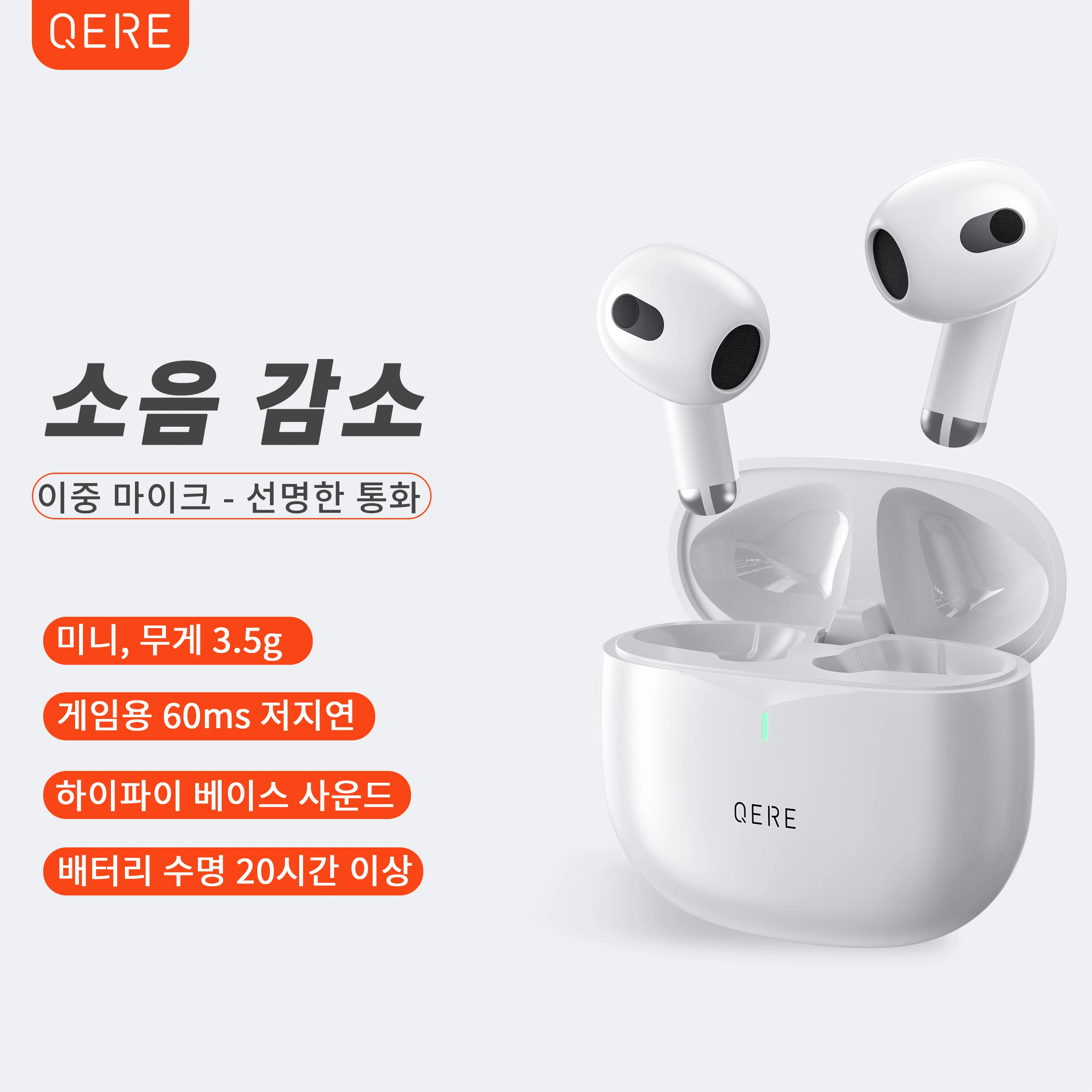 Беспроводные наушники QERE E28, новинка, TWS, Bluetooth 5,3, HD микрофон, HIFI наушники, 13 мм драйвер, низкая задержка, игровые водонепроницаемые наушники