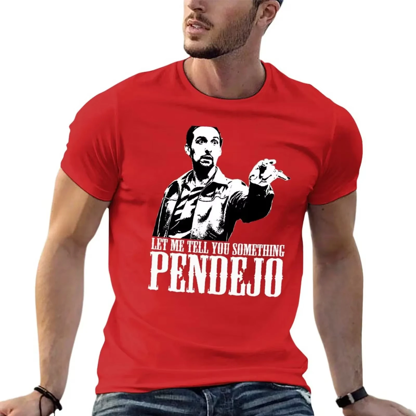 Jesus The Big Lebowski T 셔츠 Let Me Tell You Something Pendejo 티셔츠 헐렁한 셔츠 그래픽 셔츠 일반 압축 셔츠 남성