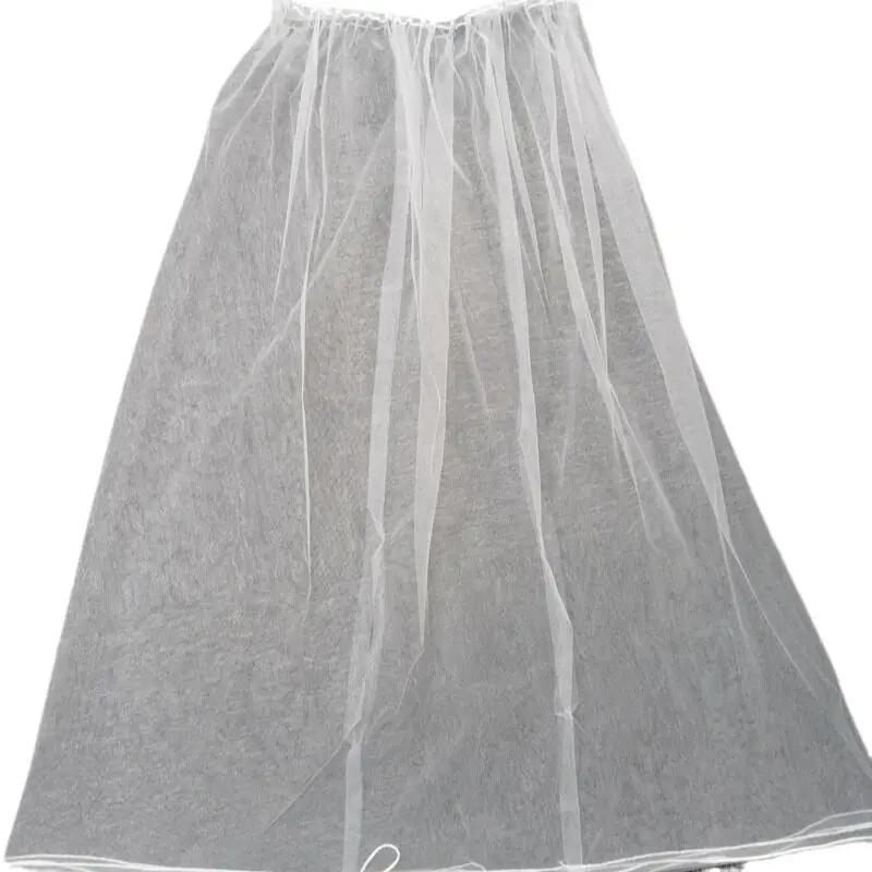 Gather Skirt Slip 98 cm Bridal Wedding Dress Petticoat for Toilet Underskirt Save You From Water