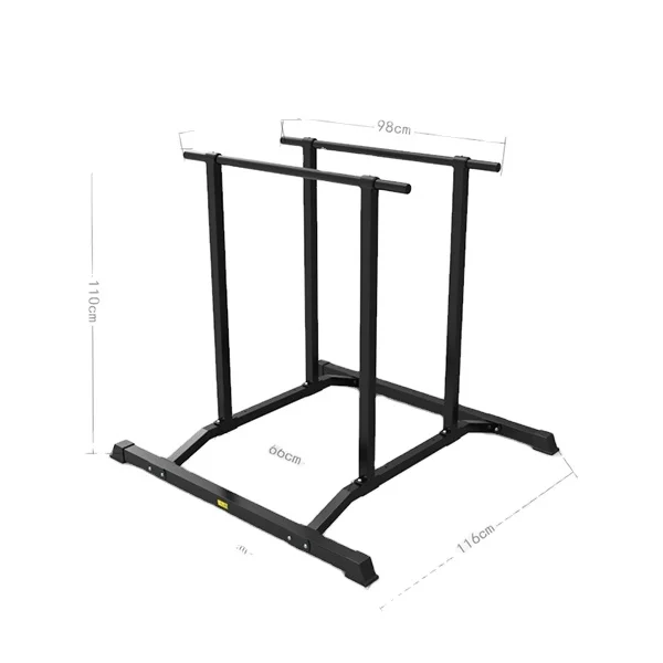Parallette Push up Bars Dip Station Stand-Perfect for Home and Garage Gym Exercise Equipment-Gymnastics, Calisthenics