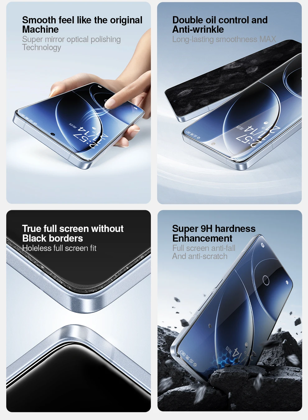 SmartDevil Staubfreier Kabinen-Displayschutz für Poco F7 Ultra F7 Pro F6 Pro HD gehärtete Glasfolie für Xiaomi 14 Redmi K80 Ultra – Detail 3
