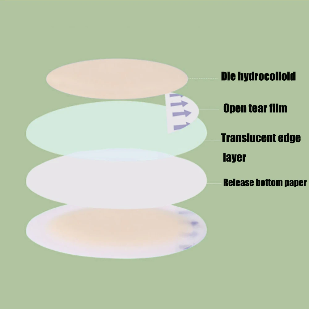 10Pcs Silicone Heel Protectors Foot Patches Adhesive Blister Pads Hydrocolloid Heel Liner Shoes Stickers Gel Pain Relief Patch