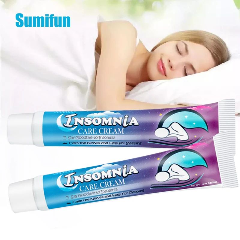

Sumifun 20g Deep Sleeping Care Cream Soothe Mood Balm Insomnia Relax Improve Sleep Relieve Stress Anxiety Health Care Ointment