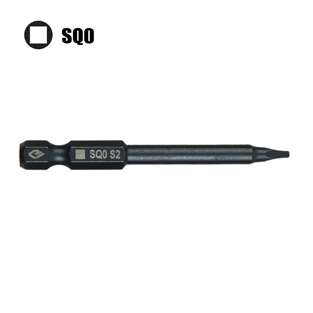 

4pcs 65mm SQ0 SQ1 SQ2 Square Head Screwdriver Bits Set 1/4Inch Shank Magnetic Screw Driver Electric Screwdriver Bits Hand Tool