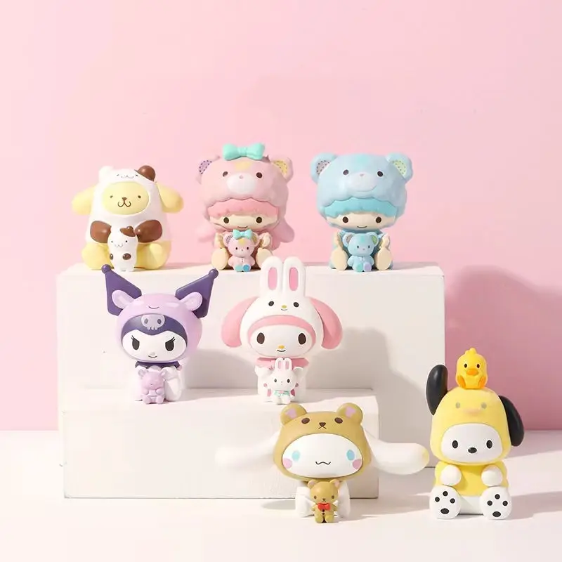 

Sanrio kuromi My melody Cinnamoroll понравико Kawaii простой персонаж из аниме настольное украшение креативная Милая мультяшная фигурка подарок