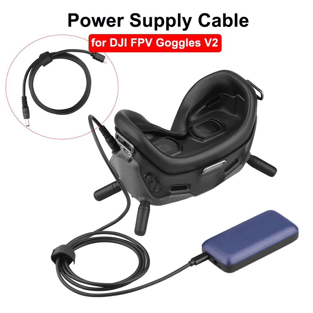 Cavo Di Alimentazione Per Dji Avata Fpv Occhiali V2 Type-C A Dc Fast Charger Port Linea Di Alimentazione Mobile Per Accessori Combinati Dji Fpv