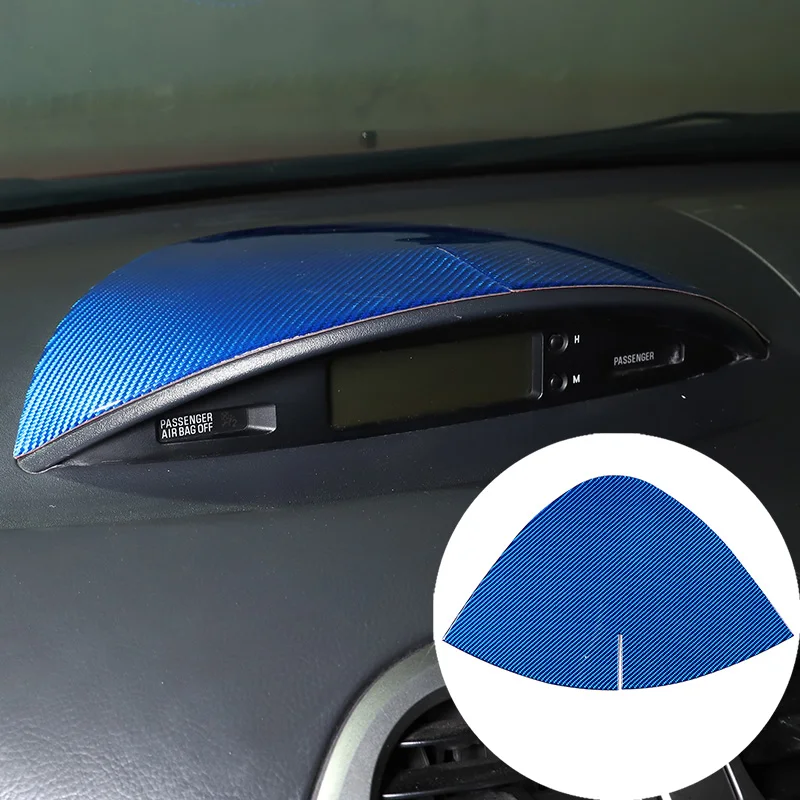 

For 2006-11 Mitsubishi Eclipse soft carbon fiber Car dashboard CD panel sticker Car accessories