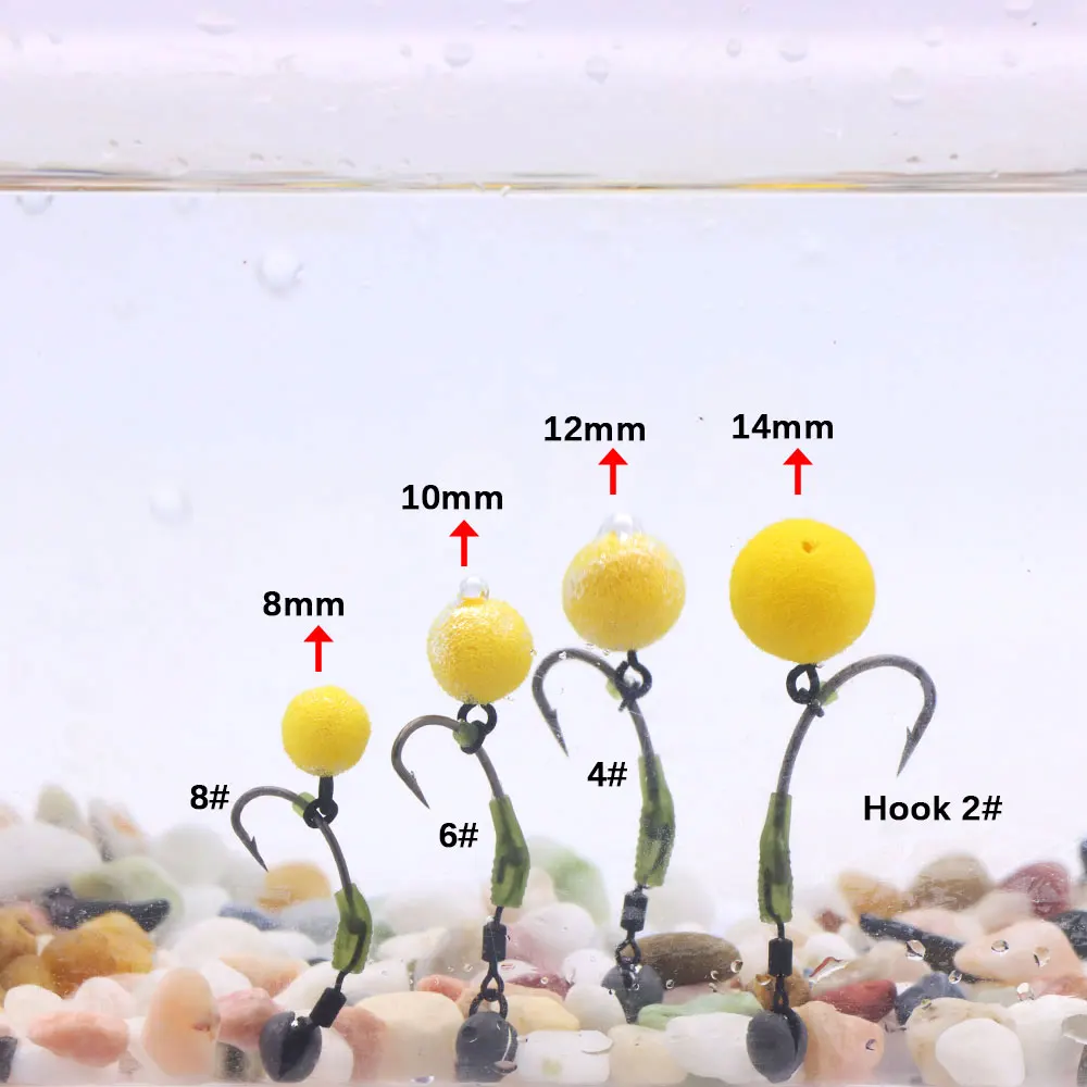 Bouillettes pop-up et méthode feeder - Appâts flottants pour carpe - Matériel pêche montage hair rig