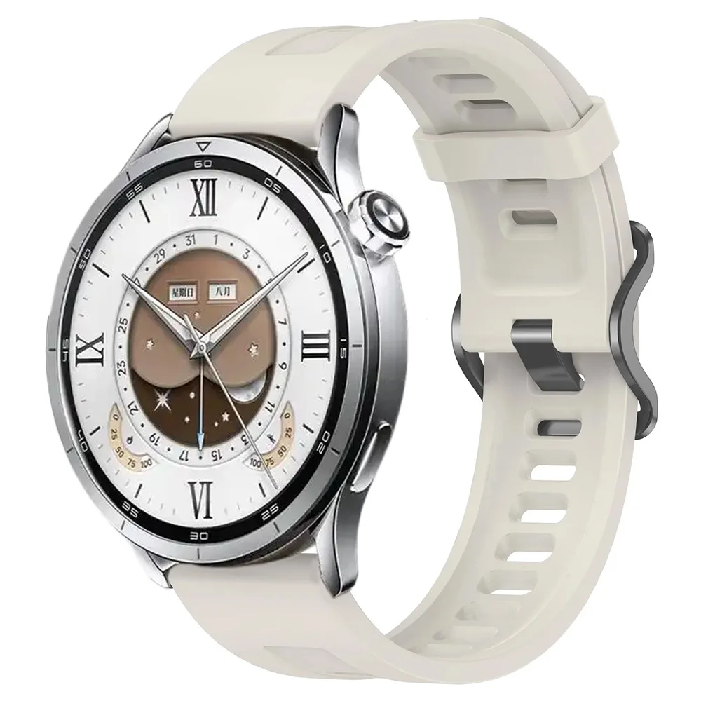Enhanced Silicone Sport Strap - 22mm Replaceable Correa, Vibrant Color Edition