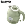 DMWD Household Retro Kettle Electric Water Boiler 1.7L Heating Pot  304 Stainless Steel Tea Pot Potable Coffee Pot Thermometer 2