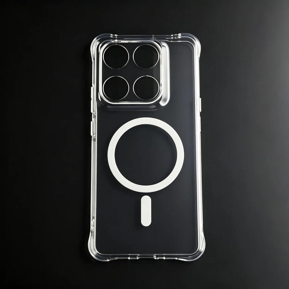 Clear Magnetic Shockproof TPU Case