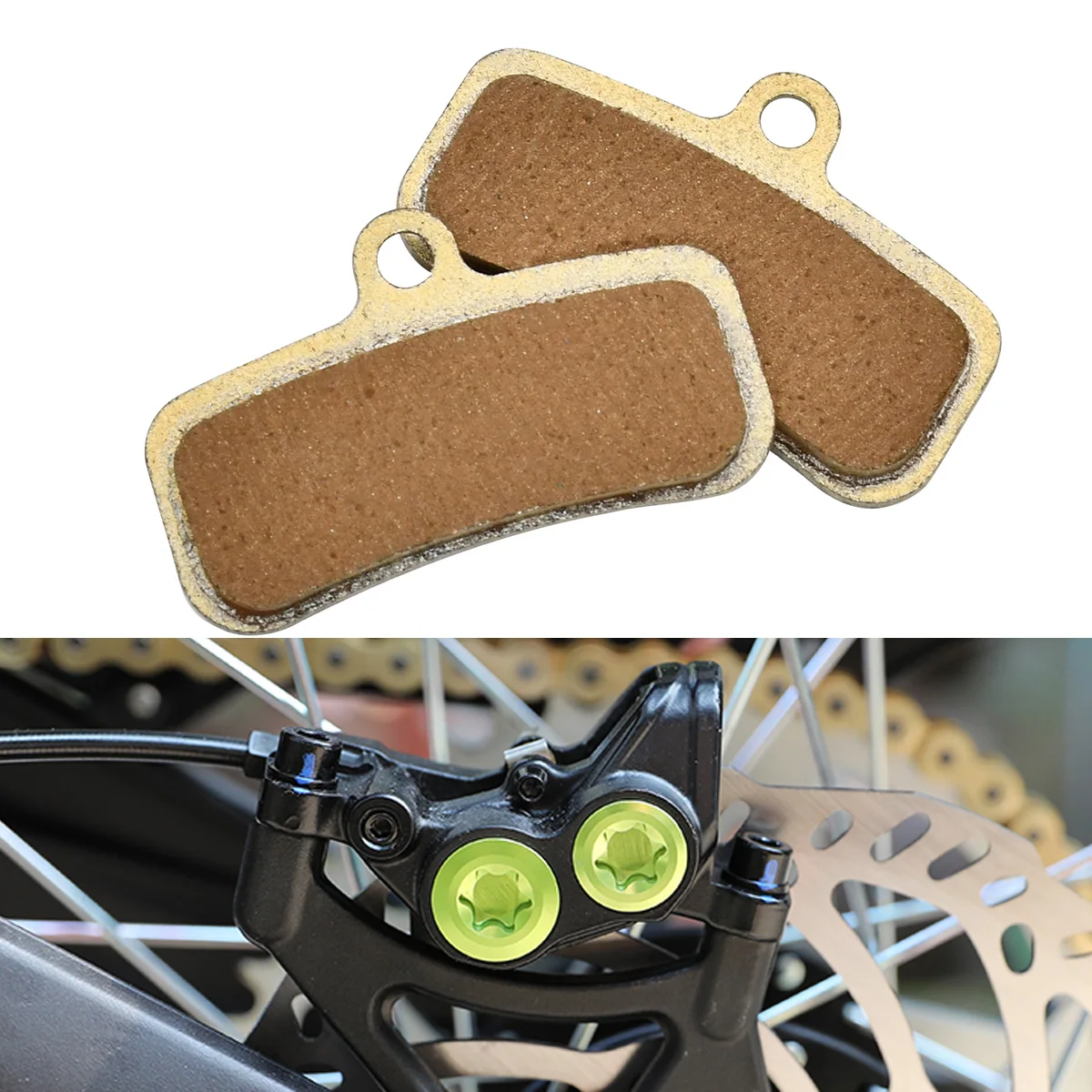 

Electric Motocross Front and Rear Silent Brake Pads For Surron Sur Ron Sur-Ron Light Bee S X Electric Dirt Bike Universal Parts
