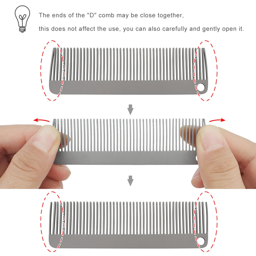 Small Titanium Alloy Comb 6