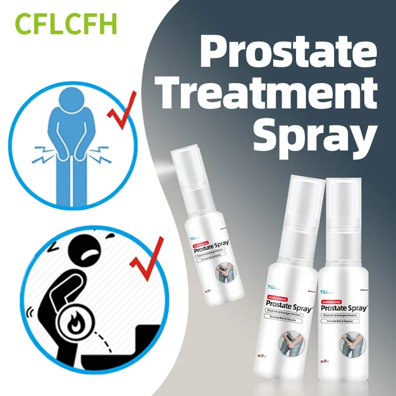 

Prostate Treatment Spray Male Urinary Urethritis Frequent Urination Urgency Prostatitis Prostatic Kidney Care Medical Medicine