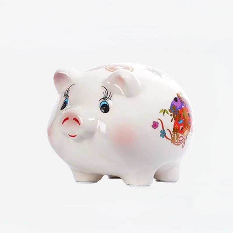 

Secret Large Money Box Ceramic Cartoon Wedding Hidden Safe Cute Pig Piggy Bank for Enfant Home Decoration