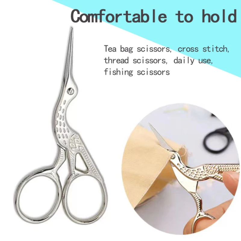 Tea Bag Scissors Crane Cut Tea Bag Scissors Fishing Hand Cross Stitch Thread Household Small