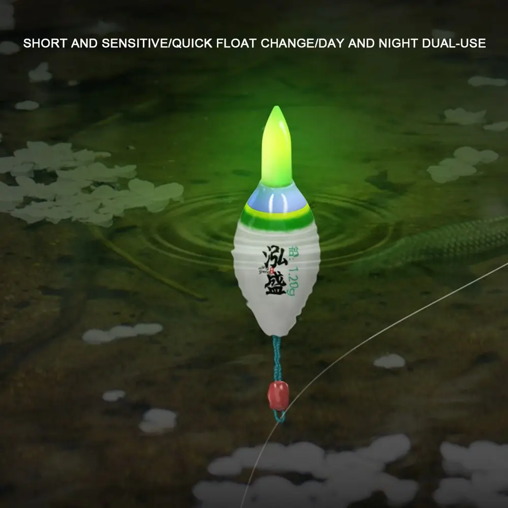 Nouveau flotteur électronique LED slip drift tube lumière verte - indicateur pile 311 pêche rock