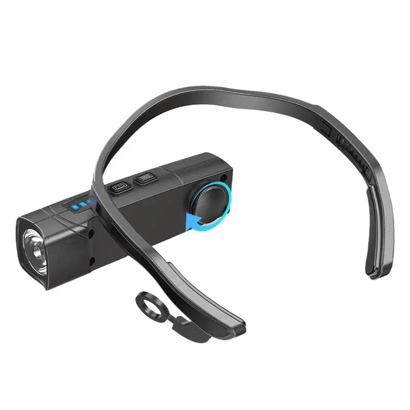 Camping Headlamps For Adults Removable Ear Hook Headlight LED Headlamp Rechargeable Head Lights Waterproof High Lumen With 5