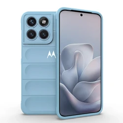 Enhanced Military Grade Airbag Protective Case - Anti - Drop Cover - Motorola Signature (LIGHT BLUE)
