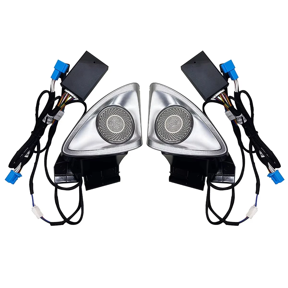 64 색상 4D 회전 트위터 주변 조명 메르세데스 벤츠 CLS 클래스 C257 W257 2018-2023 경적 수정 액세서리