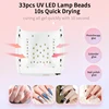 Cordless UV LED Nail Lamp Rechargeable 66W Nail Dryer for Gel Polish Professional Nail Art Manicure Tools for Home and Salon 5