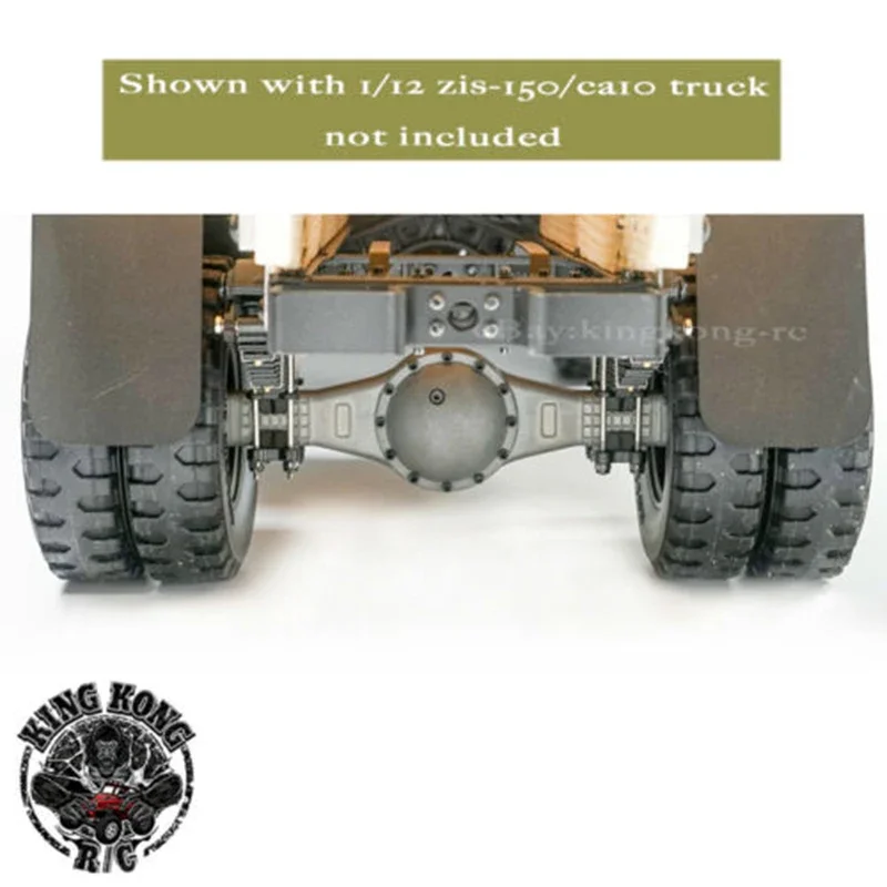 Kingkong RC 120mm Diff Metal Power Rear Axle for 1/12 RC ZIS-150/CA10/Tamiya Tractor Truck D-E018 6
