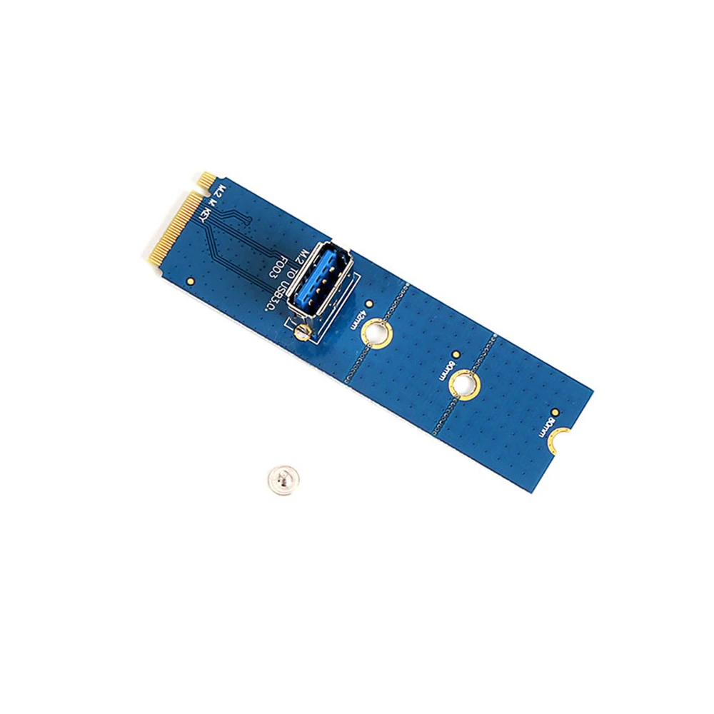 NGFF 5Gbps M.2 to USB 3.0 Transfer Card M2 to USB3.0 Adapter Converter for PCI Express PCI-E 1X 16X Riser Extender