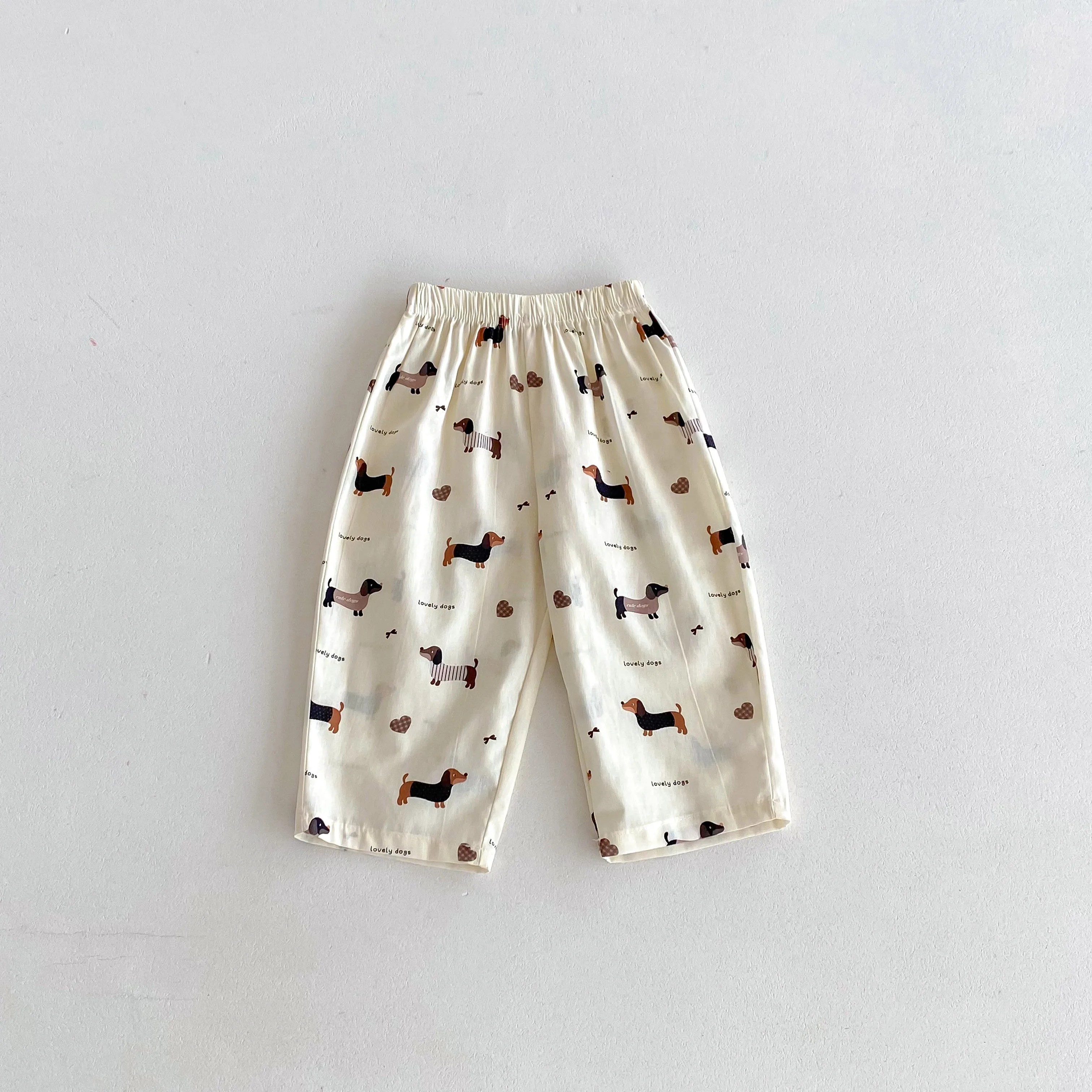 2024 New Children Trousers Plaid Printed Cartoon Fashion Baby Girls Boys Loose Casual Harem Pants Kids Pants Summer Clothes 5