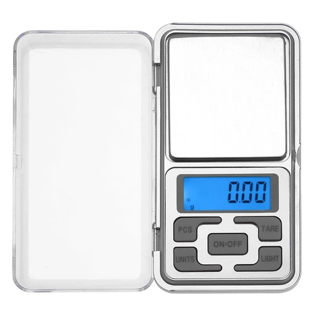 Balance de poids électronique haute précision 0.01g/0.1g, bijoux de poche  numériques, diamant, or, grammes, rétro-éclairage LCD pour la cuisine -  AliExpress